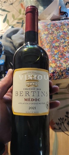 Bordeaux Médoc Château S Bertins 2021