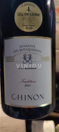 Valle della Loira Chinon Domaine S Bouquerries Tradition 2021