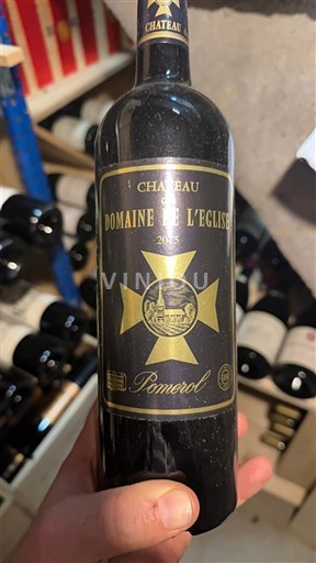 Bordeaux Pomerol Domaine Domaine de l'Église 2005