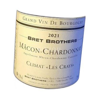 Bourgogne Mâcon et mâcon-villages Bret Brothers Mâconchardonnay Les Crays Climat Les Crays 2021