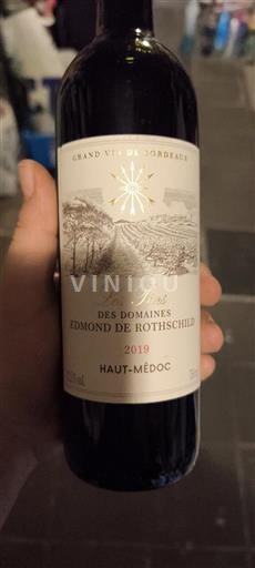 Bordeaux Haut-Médoc Domaine Domaines Edmond de Rothschild Inédit 2019