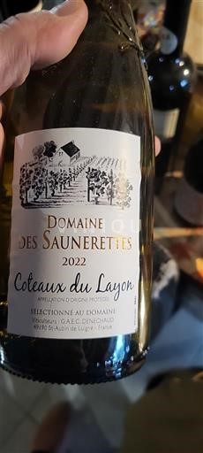 Loire Valley Coteaux du Layon Domaine S Saunerettes 2022