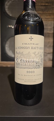 Bordeaux Pessac-Léognan Château La Mission Haut-Brion 2003