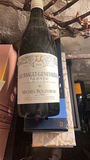 Burgundija Meursault Premier Cru Michel Bouzereau & Fils Genevrierres 2018