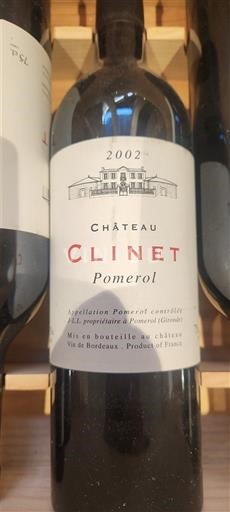 Bordeaux Pomerol Château Clinet 2002