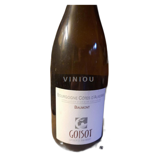 Bourgogne Bourgogne Côtes d'Auxerre Domaine Guilhem et Jean-Hugues Goisot Biaumont 2019