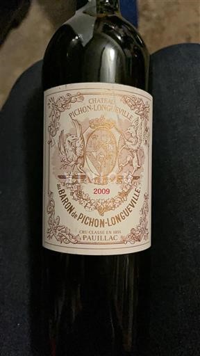 Bordeaux Pauillac Grand Cru Château Pichon-Longueville Baron 2009