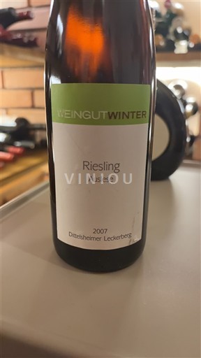 Rheinhessen Weingut Winter Auslese Riesling 2007