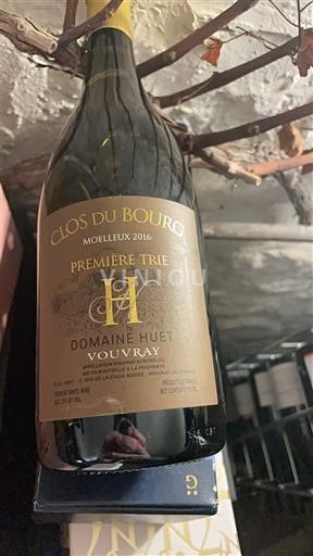 Loiredalen Vouvray Domaine Huet Clos du Bourg Première Trie 2016