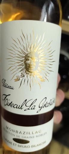 Tây Nam Monbazillac Château Tirecul La Gravière 2015