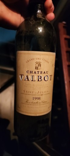 Bordeaux Saint-Julien Grand Cru Château Talbot 1998
