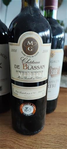 Burdeos Bordeaux superior Château Blassan Fûts de Chêne 2005