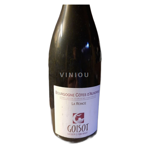 Bourgogne Bourgogne Côtes d'Auxerre Domaine Guilhem et Jean-Hugues Goisot La Ronce 2019