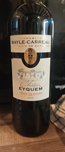 Bordeaux Côtes-de-bourg Château Eyquem 2012