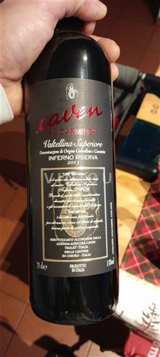 Lombardy Thượng Valtellina Caven Camune Inferno Riserva 2015