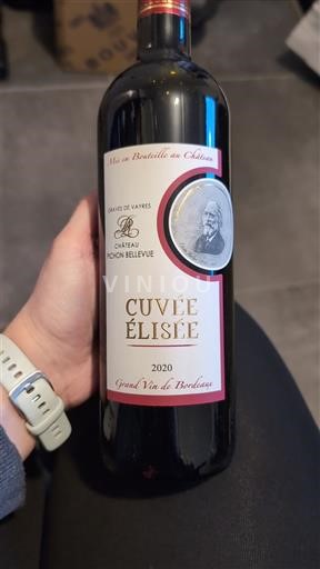 Bordeaux Graves-de-vayres Château Pichon Bellevue Élise 2020