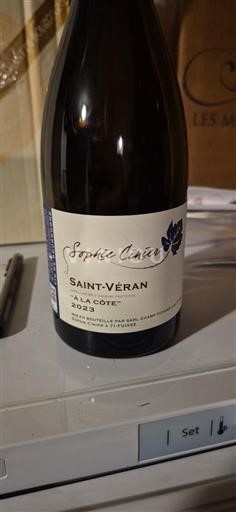 Bourgogne Saint-Véran Sophie Cinier À La Côte 2023