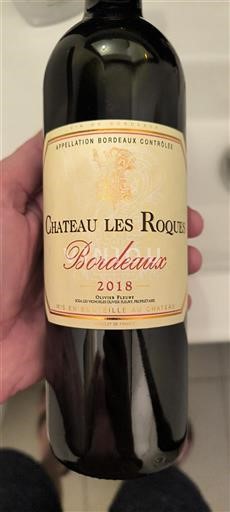Burdeos Bordeaux Château Les Roques 2018