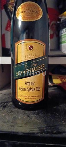 Alsace Jean-Paul Schaffhauser Réserve Spéciale 2009