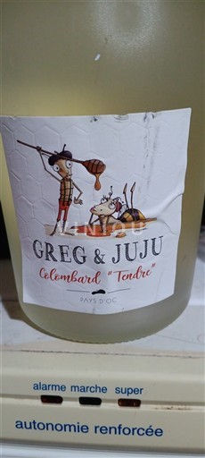 Languedoc-Roussillon Pays d'Oc Greg & Juju Colombard Tendre 2022