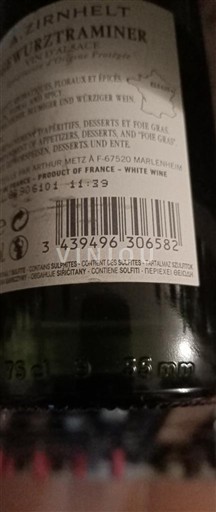 Elzas Gewurztraminer Zirnhelt 2017