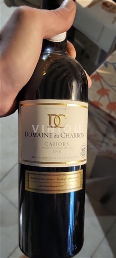 Tây Nam Cahors Domaine Charron 2018