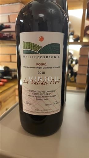 Piemonte Roero Matteo Correggia La Val dei Preti 2010