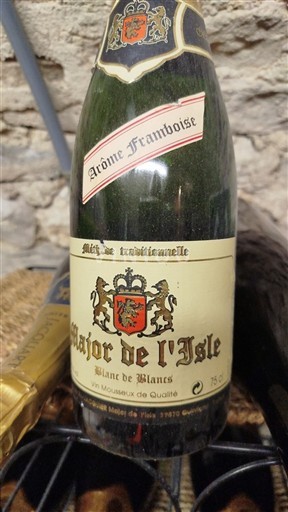 Champagne Sâm-panh Major de l'Isle Arôme Framboise Không niên vụ