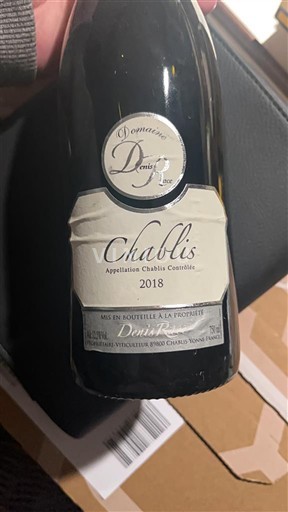 Vina Blanc sec Domaine Nis Race 2018 Francija Burgundija Chablis AOC