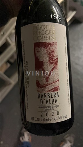 Piamonte Barbera d'Alba Podere Ruggeri Corsini 2020