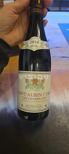 Borgoña No especificado Premier Cru Gilles Bouton & Fils Les Champlots 2010