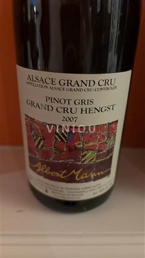 Alsace Not Specified Grand Cru Albert Mann Pinot Gris Grand Cru Hengst 2007