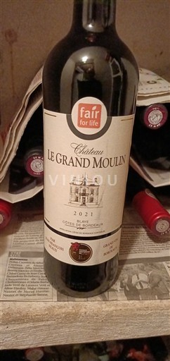 Bordeaux Côtes de Blaye Château Le Grand Moulin 2021