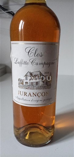 Tây Nam Jurançon Clos Laffitte Campagne 2016