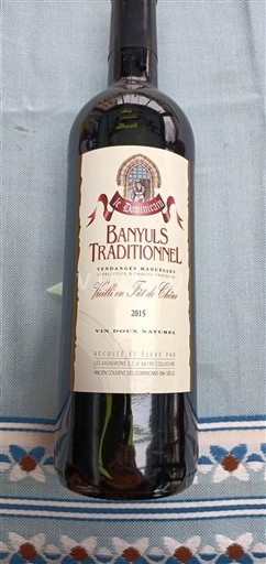 Roussillon Banyuls Le Dominicain Banyuls Traditionnel Vendanges Manuelles 2015