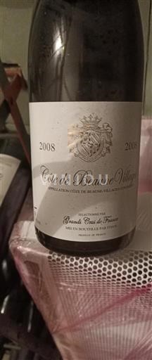 Borgogna Côte de Beaune Villages Grands Crus de France 2008