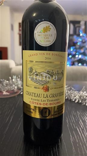 Bordeaux Côtes-de-bourg Château La Gravière Les Terrasses 2016