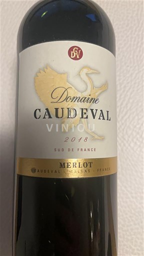 Languedoc ja Roussillon Pays d'Oc Domaine Caudeval Merlot 2018