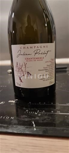 Champagne Sâm-panh Julien Prelat Chantermerle Blanc de Noirs Không niên vụ