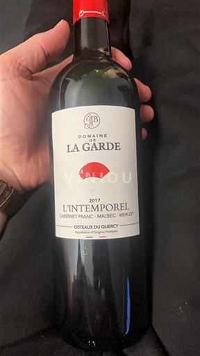 Tây Nam Coteaux-du-quercy Domaine La Garde L'Intemporel 2017