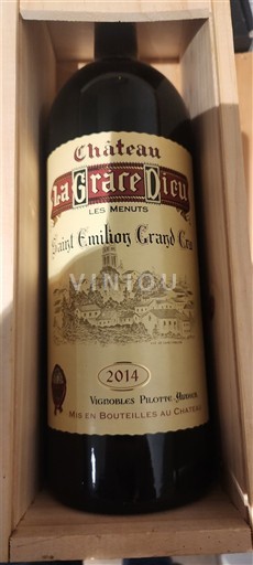 Bordeaux Saint-Émilion Grand Cru Château La Grâce Dieu Les Menuts 2014