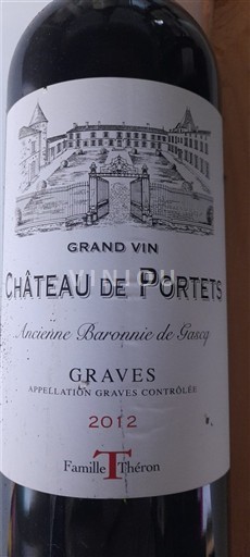 Bordeaux Graves Château Portets 2012