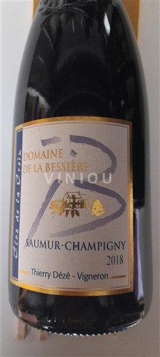 Loire-dalen Saumur-Champigny Domaine La Bessière Clos de la Georj 2018