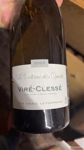 Burgundsko Viré-Clessé Les Chais Letourneau Le Coteau des Guarts 2022