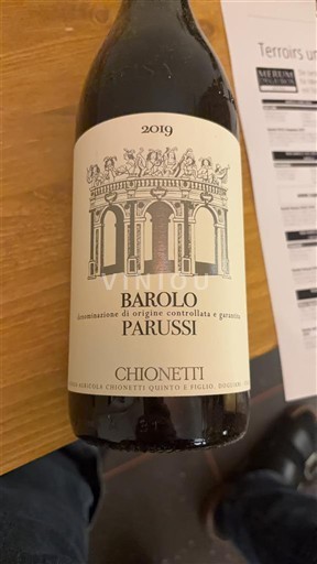 Piemonte Barolo Chionetti Parussi 2019