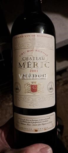 Bordeaux Médoc Château Méric 2001