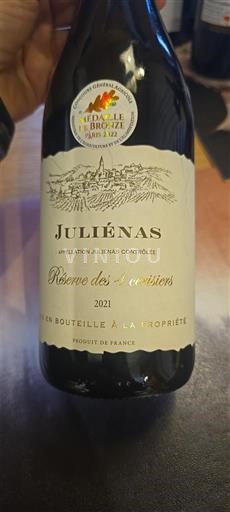 Beaujolais Juliénas Réserve des Cerisiers 2021