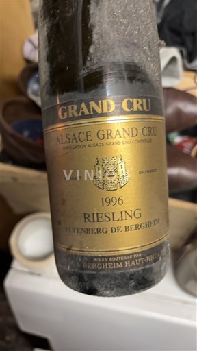 Alsácia Alsácia Grand Cru Grand Cru Altenberg de Bergheim 1996