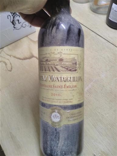 Bordeaux Montagne-saint-émilion Château Montaiguillon 2010