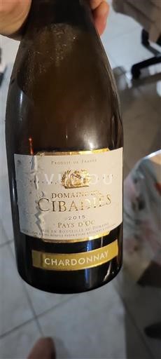 Linguadoca e Rossiglione Paese d'Oc Domaine S Cibadiès Chardonnay 2018